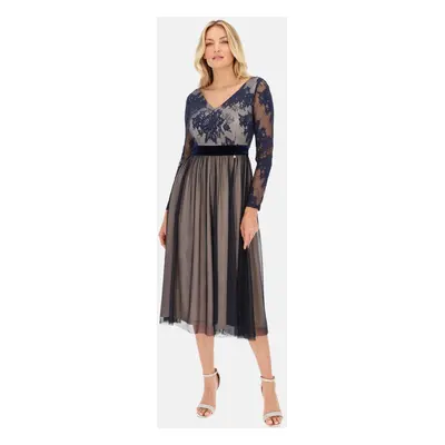 L`AF Woman's Dress Karena Navy Blue