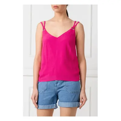 Tommy Jeans Top - TJW SOLID STRAP CAMI pink