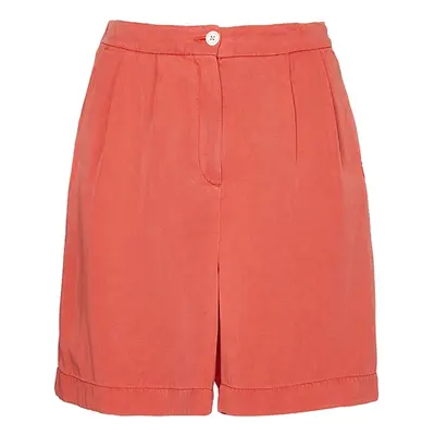 Tommy Hilfiger Shorts - TENCEL PLEATED PULL ON SHORT orange