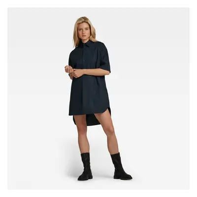 G-STAR Dress - Shirt dress ss blue