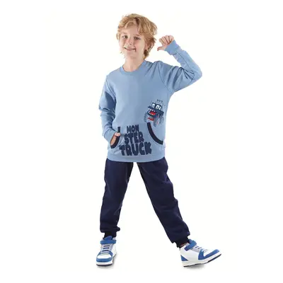 Denokids Monster Truck Boys Tracksuit Set