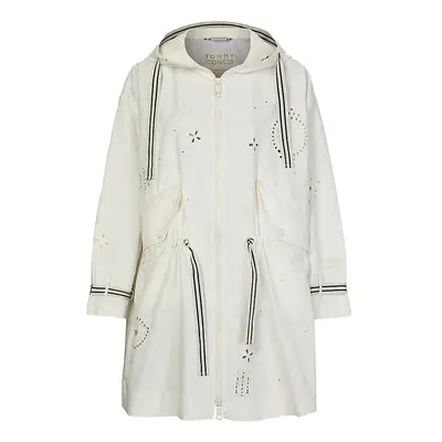 Tommy Hilfiger Parka - ICON COTTON POLY BRODERIE PARKA white