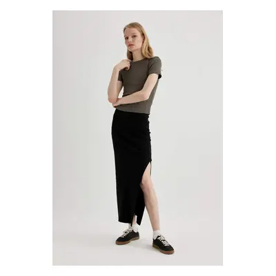 DEFACTO Corduroy Camisole Maxi Skirt