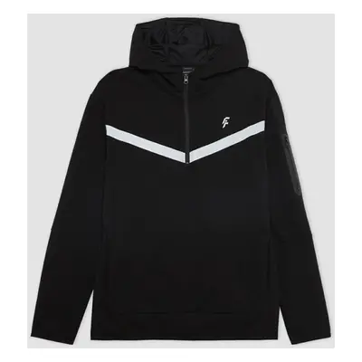 DEFACTO Fit Standard Fit Hooded Zippered Pocket Sweatshirt