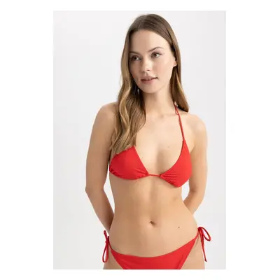 DEFACTO Fall In Love Regular Fit Triangle Bikini Top