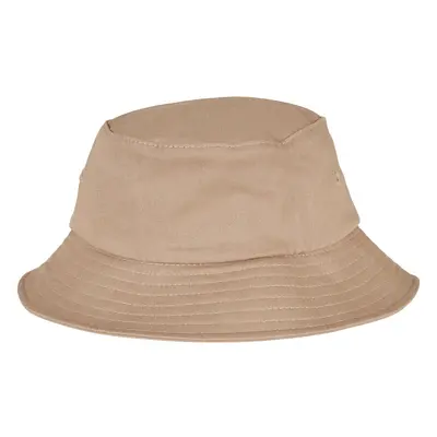 Dětská khaki čepice Flexfit Cotton Twill Bucket