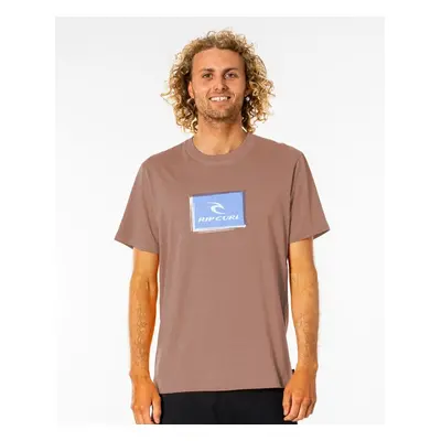 Tričko Rip Curl CORP ICON TEE Washed Peach