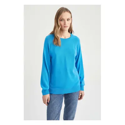 DEFACTO Relax Fit Crew Neck Basic Sweater