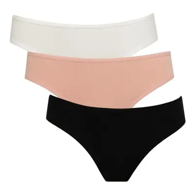 DEFACTO Fall In Love Ribana 3-Pack Basic Slip Panties