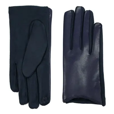 Art Of Polo Woman's Gloves Rk23392-7 Navy Blue