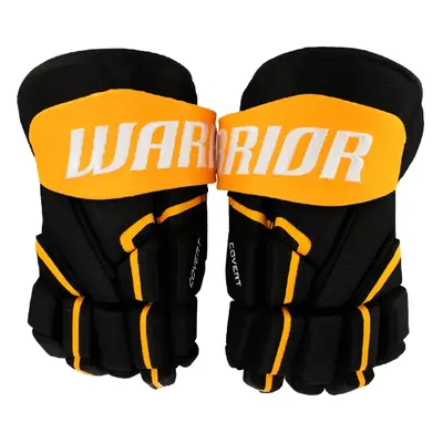 Warrior Covert QR5 black/gold Hokejové rukavice, Senior