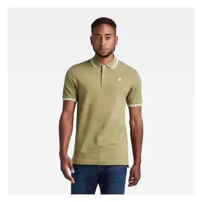 G-STAR Polo shirt - Dunda slim stripe polo s\s green