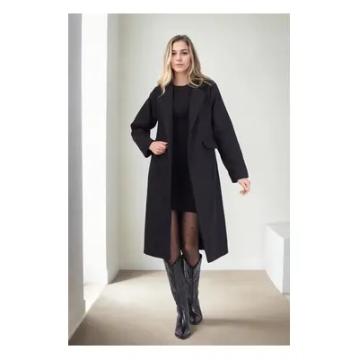 90660 Dewberry Women Coat-BLACK