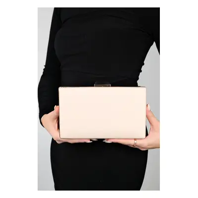 LuviShoes IVAN Beige Skin Women's Evening Dress Bag