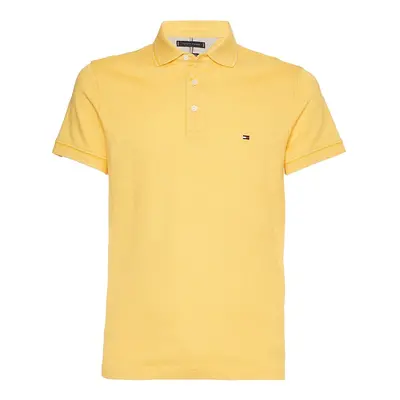 Tommy Hilfiger Polo shirt - MOULINE TIPPED SLIM POLO yellow