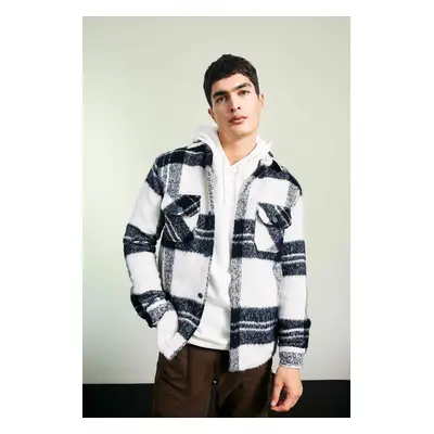 DEFACTO Regular Fit Checkered Pocket Detailed Long Sleeve Shirt Jacket