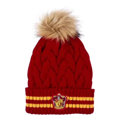 HAT TRICOT POM POM HARRY POTTER GRYFFINDOR