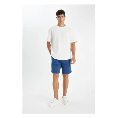 DEFACTO Regular Fit Basic Plain Bermuda Shorts with Pockets