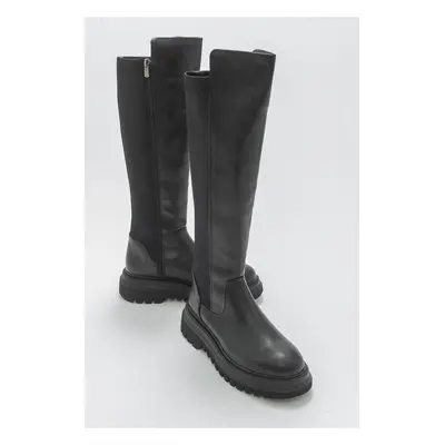 LuviShoes Shadow Black Women's Boots