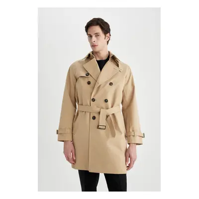 DEFACTO Regular Fit Polo Neck Parka Coat