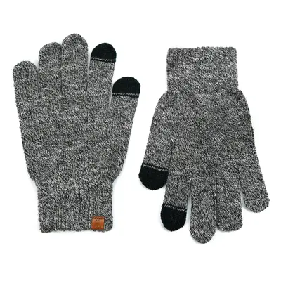 Art Of Polo Man's Gloves Rk23475-1 Black/Light Grey