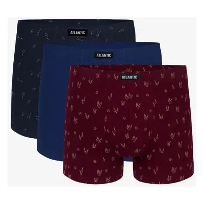 Pánské boxerky ATLANTIC 3pack - vícebarevné