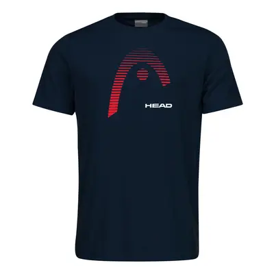 Dětské tričko Head Club Carl T-Shirt Junior Dark Blue cm