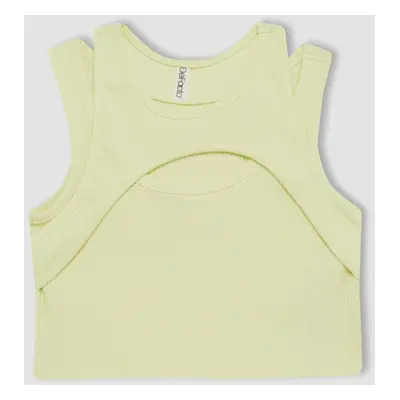 DEFACTO Girls Crew Neck Undershirt