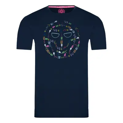 Dětské tričko BIDI BADU Baszon Lifestyle Tee Dark Blue, Mixed