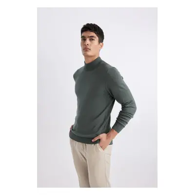 DEFACTO Slim Fit Slim Fit Turtleneck Knitwear Sweater