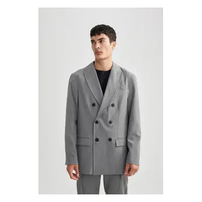 DEFACTO Jacket Collar Lined Buttoned Blazer Jacket