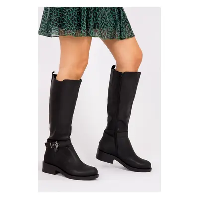 Fox Shoes Black Women's Boots