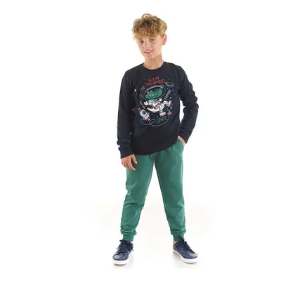 Denokids Astronaut Crocodile Boy T-shirt Pants Suit