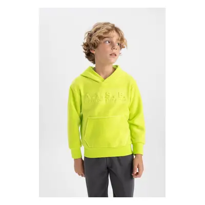 DEFACTO Boy's Hooded Fleece Sweatshirt