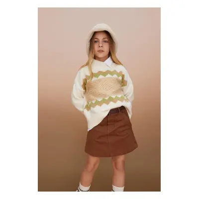 DEFACTO Girl Half Turtleneck Knitwear Sweater