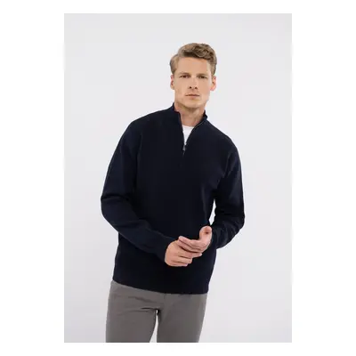 Volcano Man's Sweater S-Carlo Navy Blue