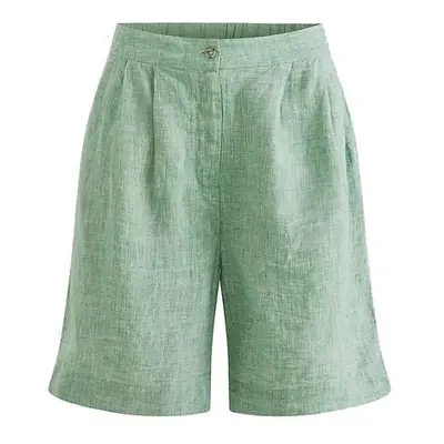 Tommy Hilfiger Shorts - LINEN PLEATED PULL ON SHORT green