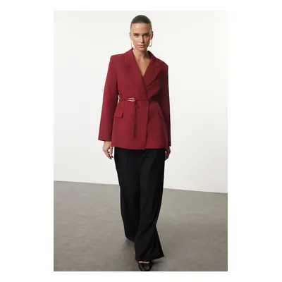 Trendyol Burgundy Blazer Jacket