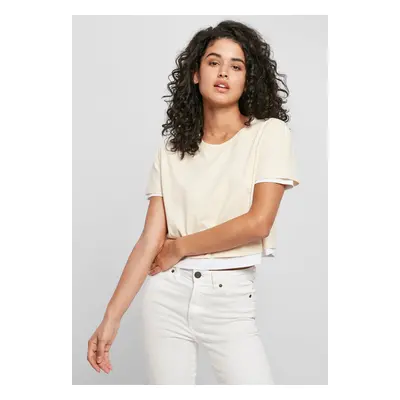 Dámské Full Double Layered Tee whitesand/white