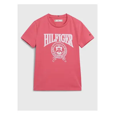 Růžové holčičí tričko Tommy Hilfiger - Holky