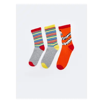 LC Waikiki 3-Pack Boy Patterned Socks