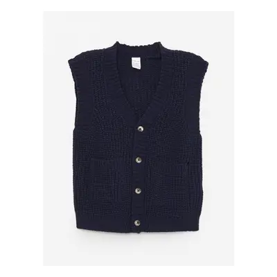 LC Waikiki V Neck Baby Boy Knitwear Vest