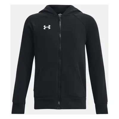 Under Armour Mikina UA Rival Fleece FZ Hoodie-BLK - Kluci