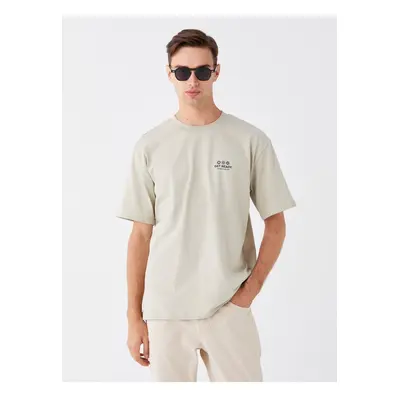 LC Waikiki Crew Neck Short Sleeve Printed Combed Cotton Men's T-Shirt