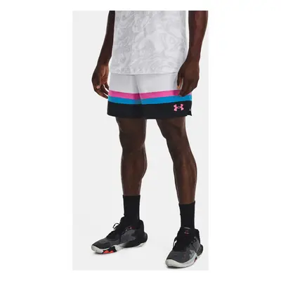 Under Armour Kraťasy UA Baseline Woven Short II-WHT - Pánské