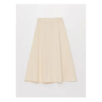 LC Waikiki Women's Elastic Waist Straight Skirt