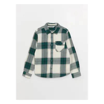 LC Waikiki Plaid Long Sleeve Boy's Shirt