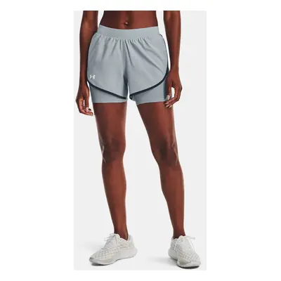 Under Armour Kraťasy UA Fly By Elite 2-in-1 Short-BLU - Dámské