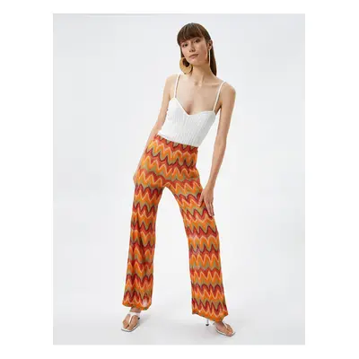 Koton X Şahika Ercümen - High Waist Wide Leg Trousers