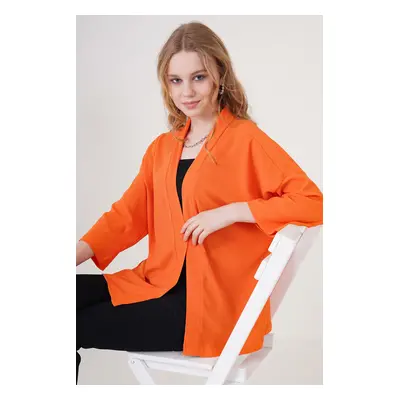 Bigdart Knitted Kimono - Orange